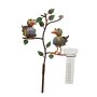 Rain gauge metal birds, about 132 cm