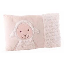 Flauschiges Kuschelkissen Schaf Berti creme ca. 40 x 25 cm