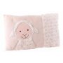 Flauschiges Kuschelkissen Schaf Berti creme ca. 40 x 25 cm