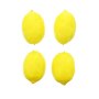 Deko-Zitrone, 8er Set 5 x 9 cm