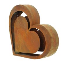 DekoHerz "Rostoptik", ca. 23 x 21 x 5 cm Benera, 16,95