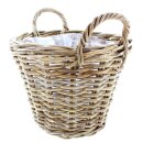 Plant basket "Rattan", large 40 x 30 cm