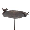 Birdbath "rust look" 110 cm