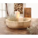 Houten" kom 30 x 26 x 7 cm