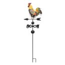 Rooster on windmill weathercock compass direction