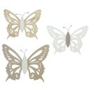 Papillon décoratif "Nature", lot de 3