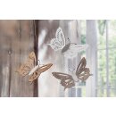 Papillon décoratif "Nature", lot de 3