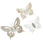 Decorative butterfly "Nature", set of 3