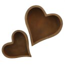 Plantenbak "Rusty Heart" Set van 2