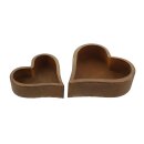 Plantenbak "Rusty Heart" Set van 2