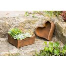 Plantenbak "Rusty Heart" Set van 2