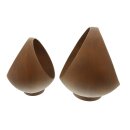 Boule à planter "Rouille", lot de 2