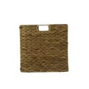 Füllkorb aus Wasserhyazinthe, faltbar 30 x 30 x 30 cm