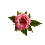 Fleur artificielle décorative "Pivoine", lot de 2