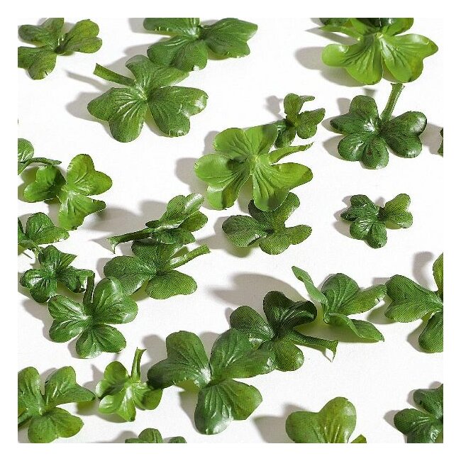 Kløvergrus/kløverbladstrøelse grøn 1,5-3 cm pose = 14 g