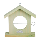 Bird house, bird feeder with roof made of wood
