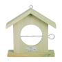Vogelhaus, Vogelfutterhaus mit Dach aus Holz