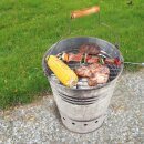 Barbecue bucket, barbecue bucket, fire bucket with handle