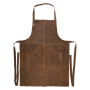 Leather - BBQ grill apron, cooking apron, bib apron