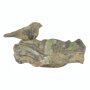 Vogelbad Moos S, aus Terracotta