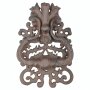 heurtoir de porte en fonte - classique, motif victorien