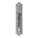 Old zinc thermometer, temperature gauge, about 30 cm