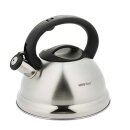 Flute kettle 3.0L, stainless steel