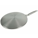 Stainless steel induction hotplate, 23.5cm