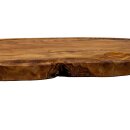 Olive wood cutting board with handle, approx. 45 cm