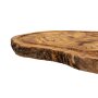 Olive wood cutting board kitchen board without handle, about 40 cm