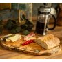 Olive wood cutting board kitchen board without handle, about 40 cm