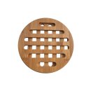 Bamboo trivet, round, set of 2