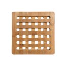 Bamboo trivet, square, set of 2