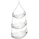 Fruit basket hanging chrome 3pcs