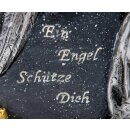 Teelichthalter Engel mit Gedenkstein