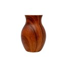 Porcelain vase in wood look