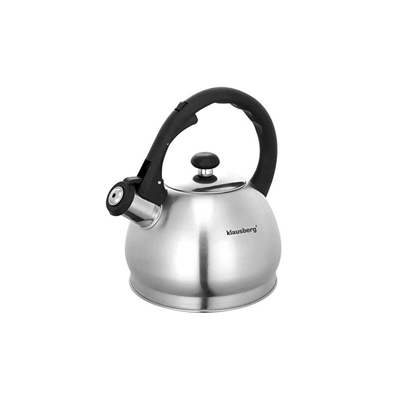 Bouilloire à Flûte Bouilloire 2,2 L En Noir Brillant - Benera, 19,95