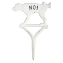 Hundeschild - Gartenstecker "No"