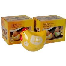 Eierbecher Huhn aus Keramik, im 2er-Set