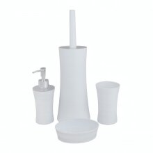 Badkamer-/toiletset wit
