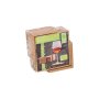 Coaster with holder made of bamboo, 7pcs.