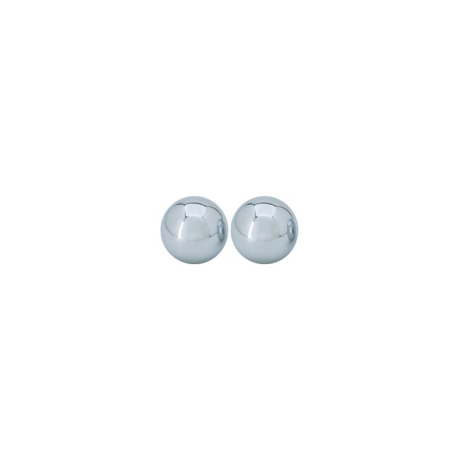 Qi Gong balls silver shiny in box 40mm