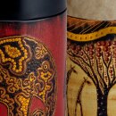 Tea caddies Africa 125 g in set of 2