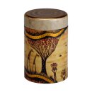 Tea caddies Africa 125 g in set of 2