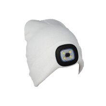 LED cap hoofdlamp wit