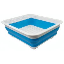 Opvouwbaar afdruiprek blauw