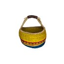 Bolga seaweed shopping basket woven approx 35 cm...