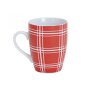 Set van 4 mokken Rood-Wit
