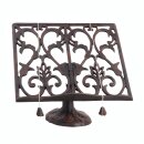 Porte-livre de cuisine classique brun antique