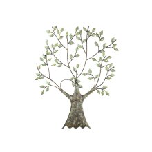 Wandbild aus Metall Baum, ca. 76 cm